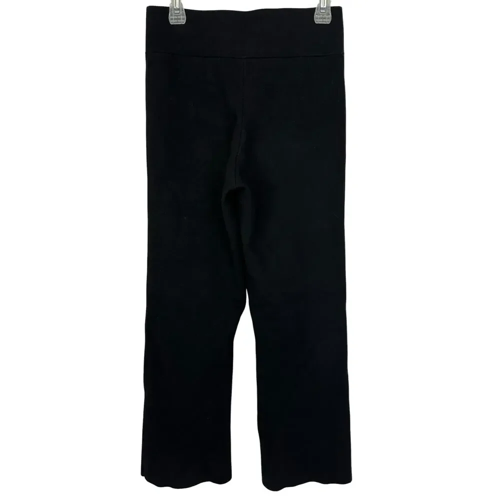 J. Crew Delaney Kickout Sweater Pant Black BQ100 Size M